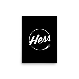 HESS | Logo Poster · 12 × 16 in